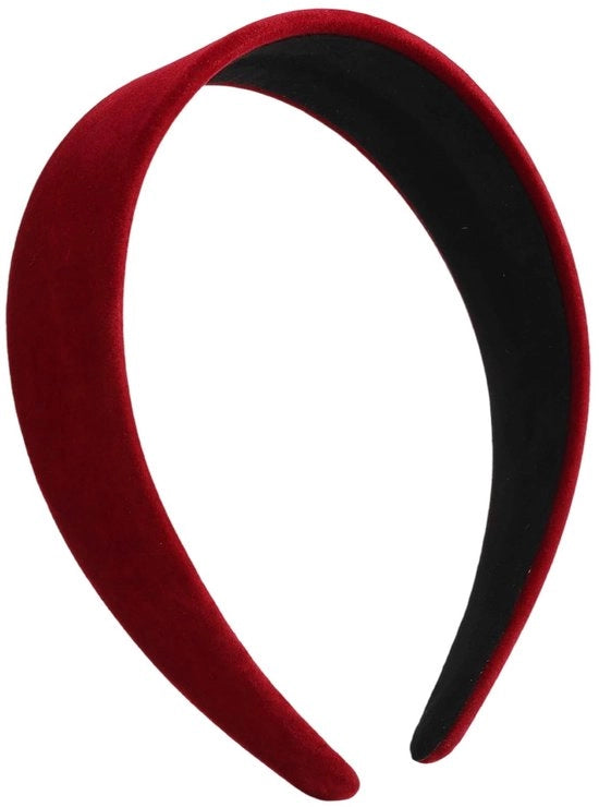Benda per Capelli 4 cm - Benda per Capelli Donna - Benda per Capelli Nera - Accessori per Capelli Eleganti - Benda per Capelli di Velluto - Stile e Cura - Accessori per Capelli