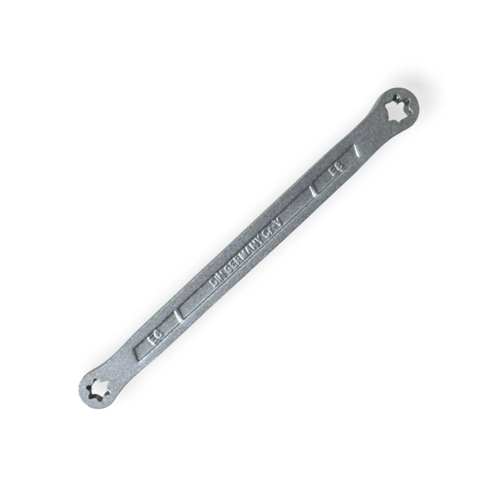 Chiavi a Doppia Stella Set 4PZ Torx Femmina Piatta ad Anello E6-E24 07861