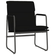 Poltrona | Sedia Lounge Nera 55x64x80 cm in Similpelle