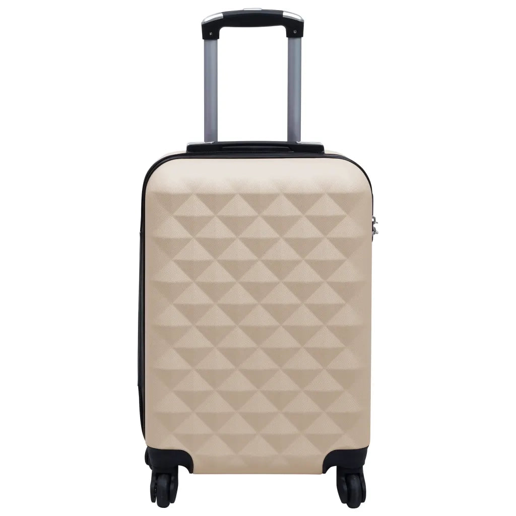 Trolley a Custodia Rigida Oro ABS 92421