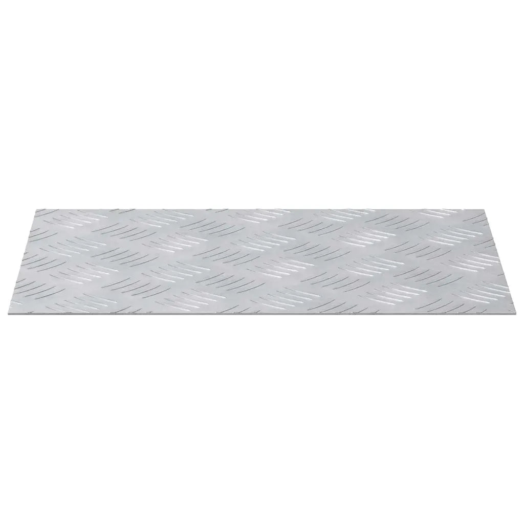 Gradini per Scale 4 pz | Tappetini per scale autoadesivi Argento 40 x 30 cm Alluminio