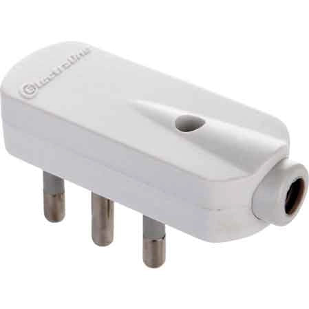 SPINA MOBILE A 90  ° 16A 2P+T - Bianco