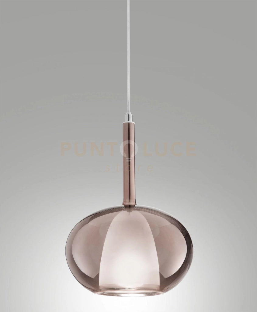 3787-50-107 EDISON VETRO AMETISTA D.22CM COMPLETO DI CAVO X KIT LUCI