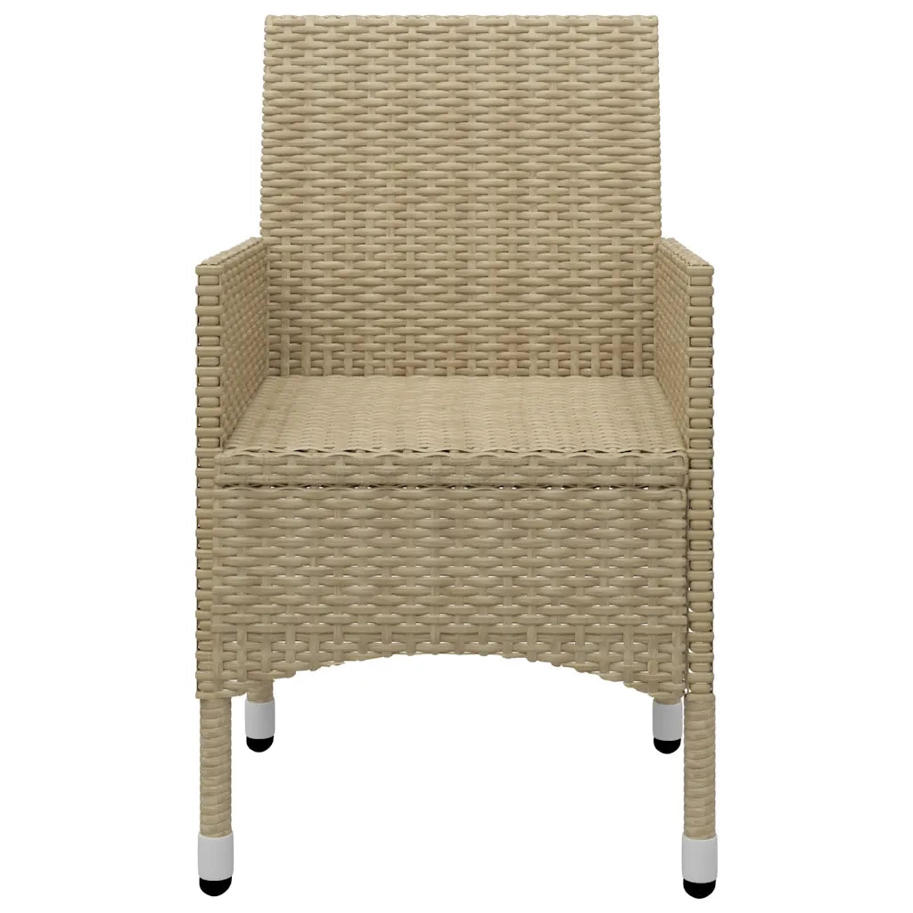Set da Pranzo da Giardino 9 pz Beige 3067861