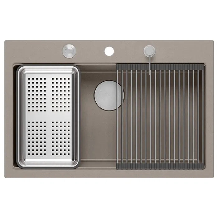 Lavello In Granito Marc 110 Workstation Beige Rame