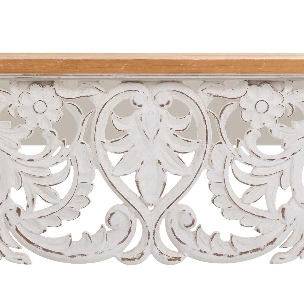 Mobile da ingresso in legno marrone 111x40x77h
