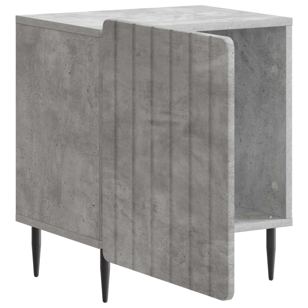 Armadio da Notte Grigio Cemento 43 x 34,5 x 52 cm 894341