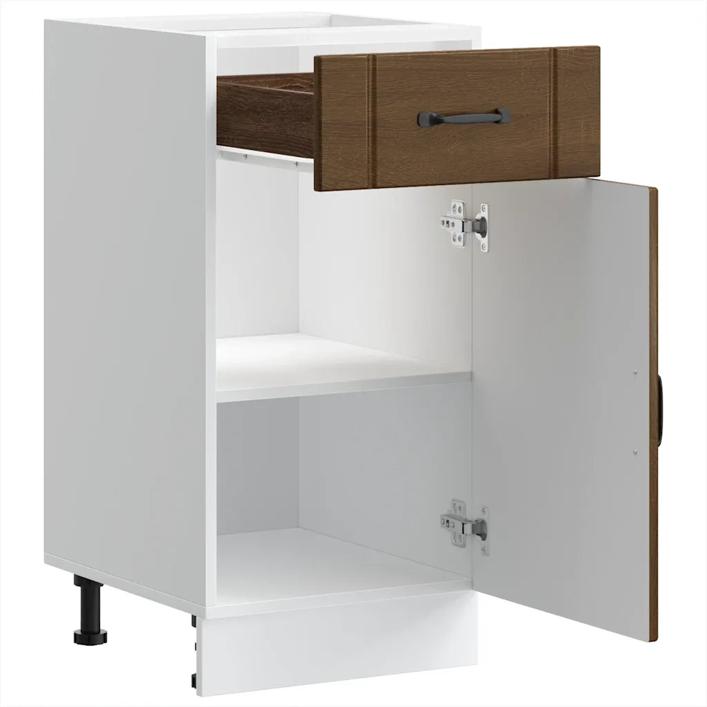Pensile da cucina | Base da Cucina Lucca Rovere Marrone in Legno Multistrato