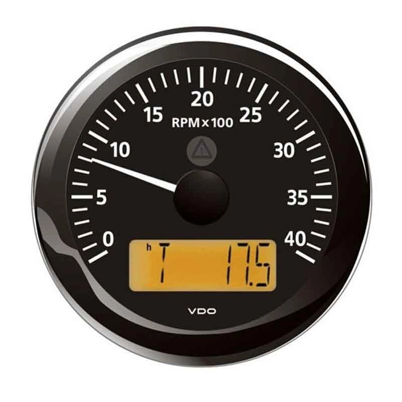 Contagiri Con Contaore LCd Nero 0-4000 Rpm A2C5951