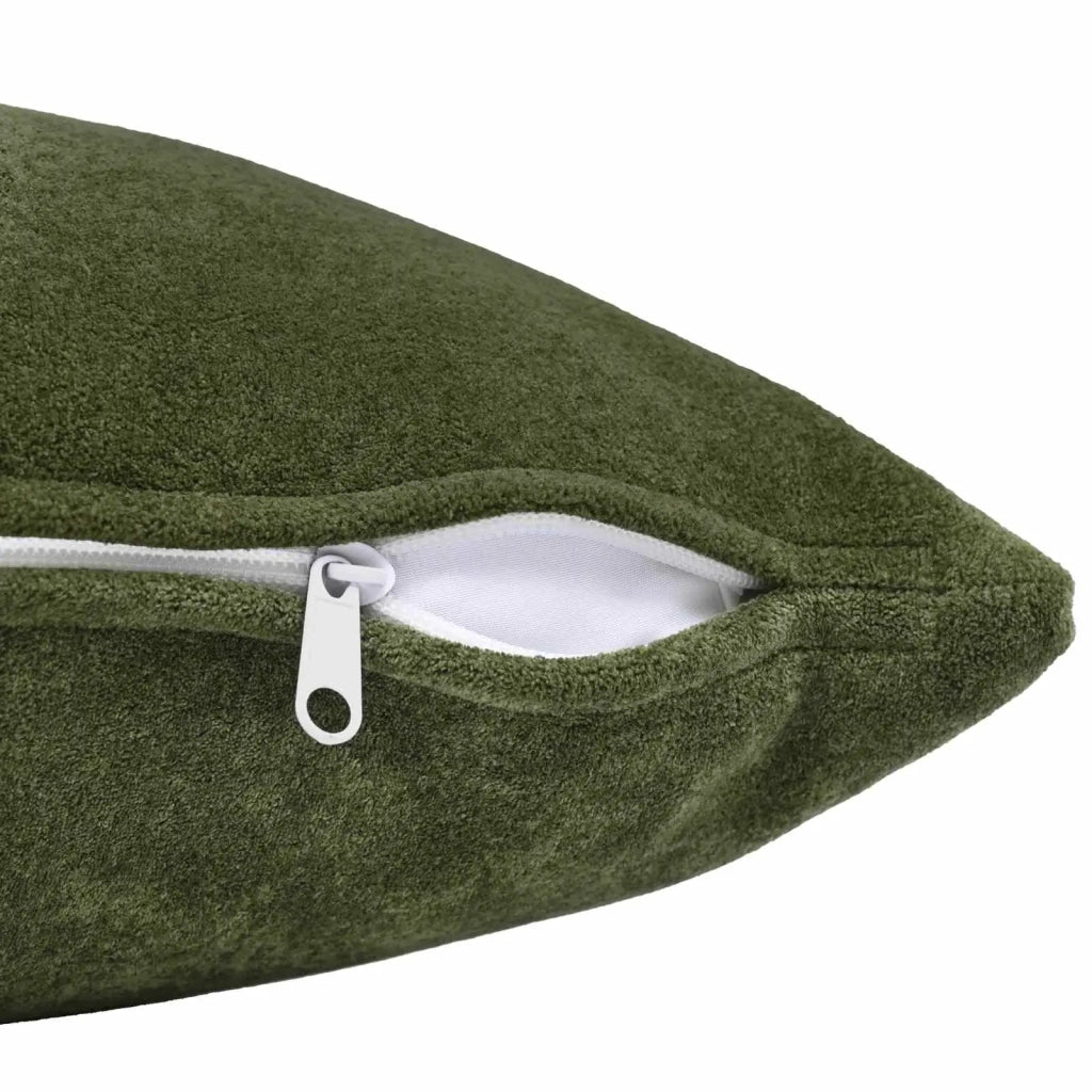 Cuscino 2 pz HEERLEN Verde 70 x 70 cm Fleece in microfibra 928410
