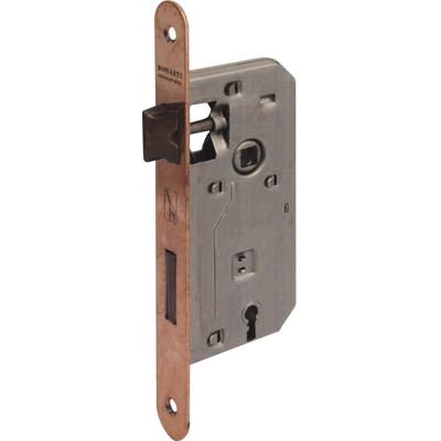 SERRATURA PATENT B.TONDO BRONZATO 042T BONAITI  I.MM 70 F.MM 22 E.MM 50