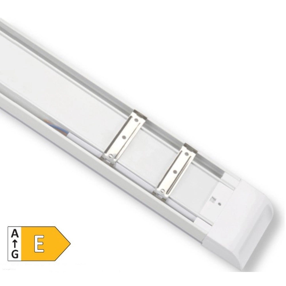 Trade Shop - Plafoniera Lineare Led Slim 40 W 90cm Tecnologia Cct Switch Alta Luminosità Ip20 Pf-90-3c -