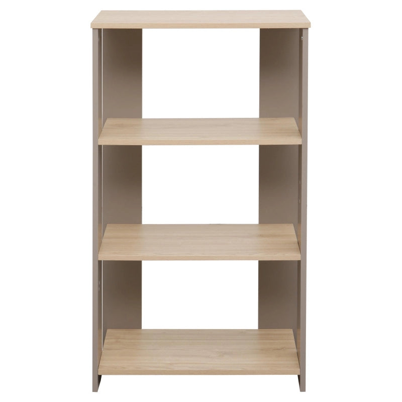 Libreria Baez 60x30x107 5 Cm Naturale E Tortora