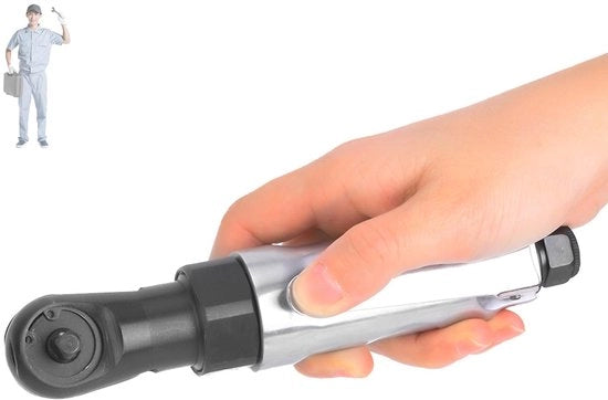 Chiodatrice pneumatica mini - Attrezzo pneumatico - Set di attrezzi pneumatici - Attrezzo pneumatico per compressore - 250 giri/min - 22 N.m coppia - Progettazione ergonomico