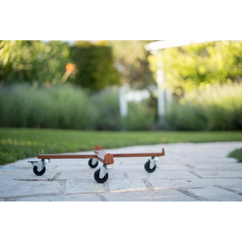 Carrello Porta Piante Linea Speedy Circolare Diam 40 Cotto Tecnokit