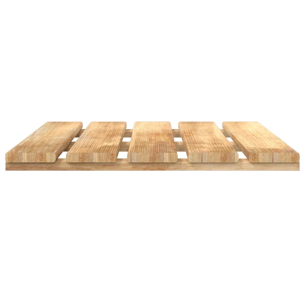 Piastrella per Decking 6 pcs Marrone 50 x 50 cm 42046710