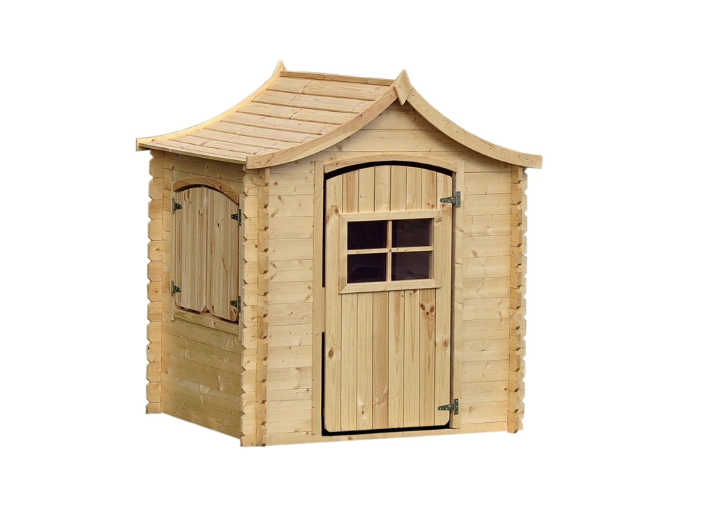 Casetta legno per bambini -  L112xL146xA152cm/ 1,1m2 - Timbela M550-1