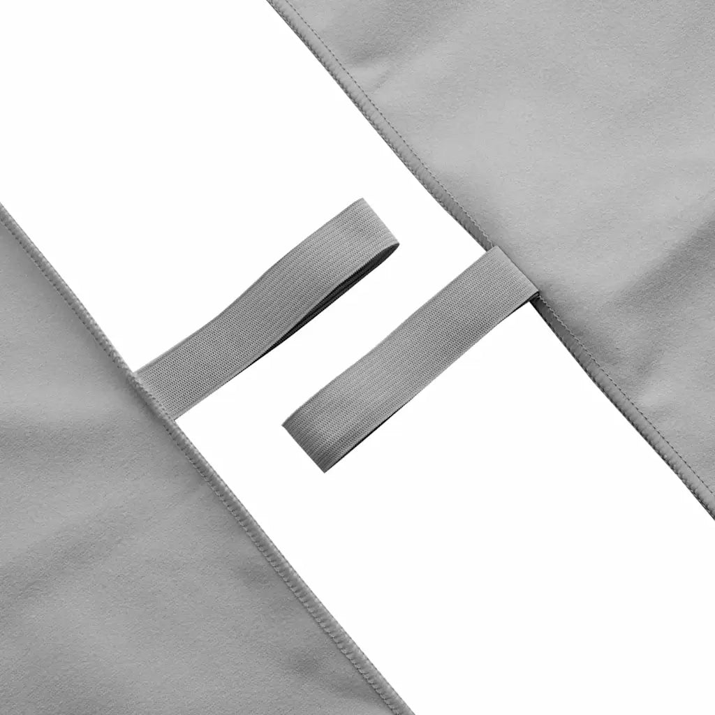 Asciugamani Sportivi 2 pcs Grigio scuro 90 x 180 cm 42011465