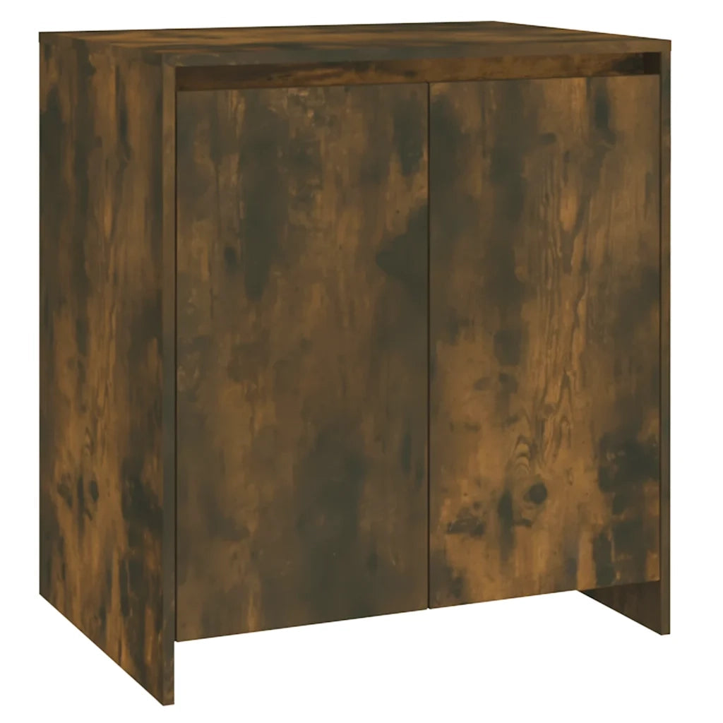 Credenza | Madia | Buffet da pranzo | Armadio da pranzo Rovere Fumo 70x41x75 cm in Legno Multistrato