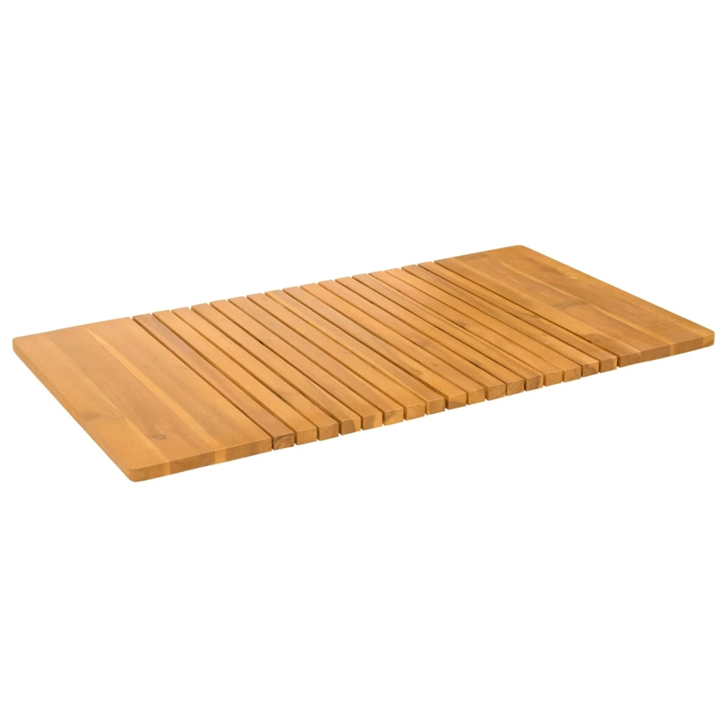 Tappeto da bagno Tinta unita Marrone 100 x 55 cm legno CFW1750130