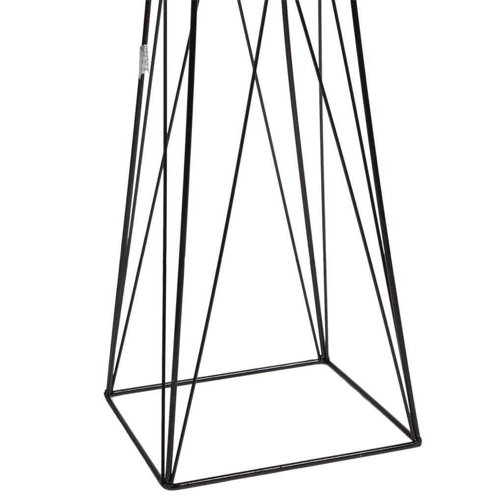 Lampada da terra nera 42x42x160h