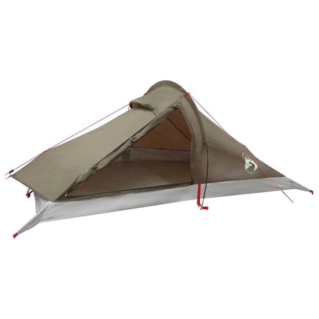 Tenda da backpacking Marrone e Grigio 4 persone