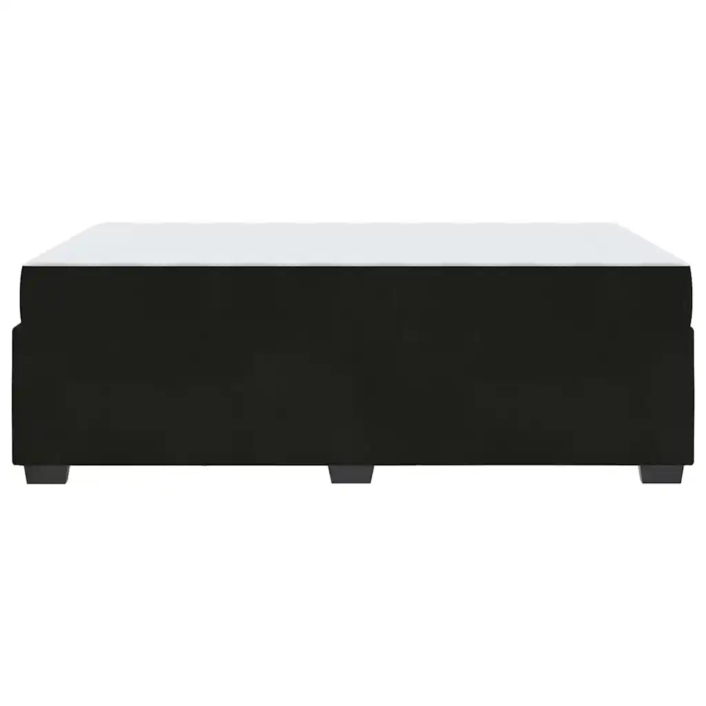 Struttura del letto con materasso Nero 120 x 190 cm Tessuto 3399280