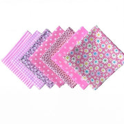 Set di tessuti da 7 pezzi - 100% cotone - 50 x 50 cm - cucito/attaccato - patchwork/quilting - decorazione - diversi disegni - tessuto per patchwork