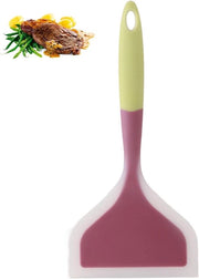 Spatola per antiaderente a silicone premium - alta temperatura - utilizzo multifunzionale - silicone orano-verde
