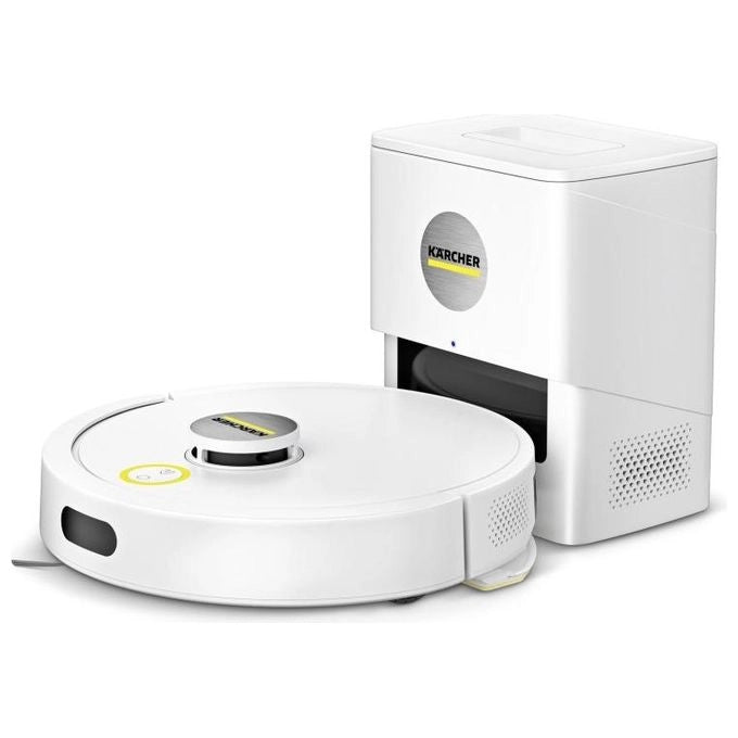 Kärcher RVC3COMFORT Robot aspirapolvere LiDAR 0.33 L autonomia 130 min Wi-Fi mappatura colore Bianco