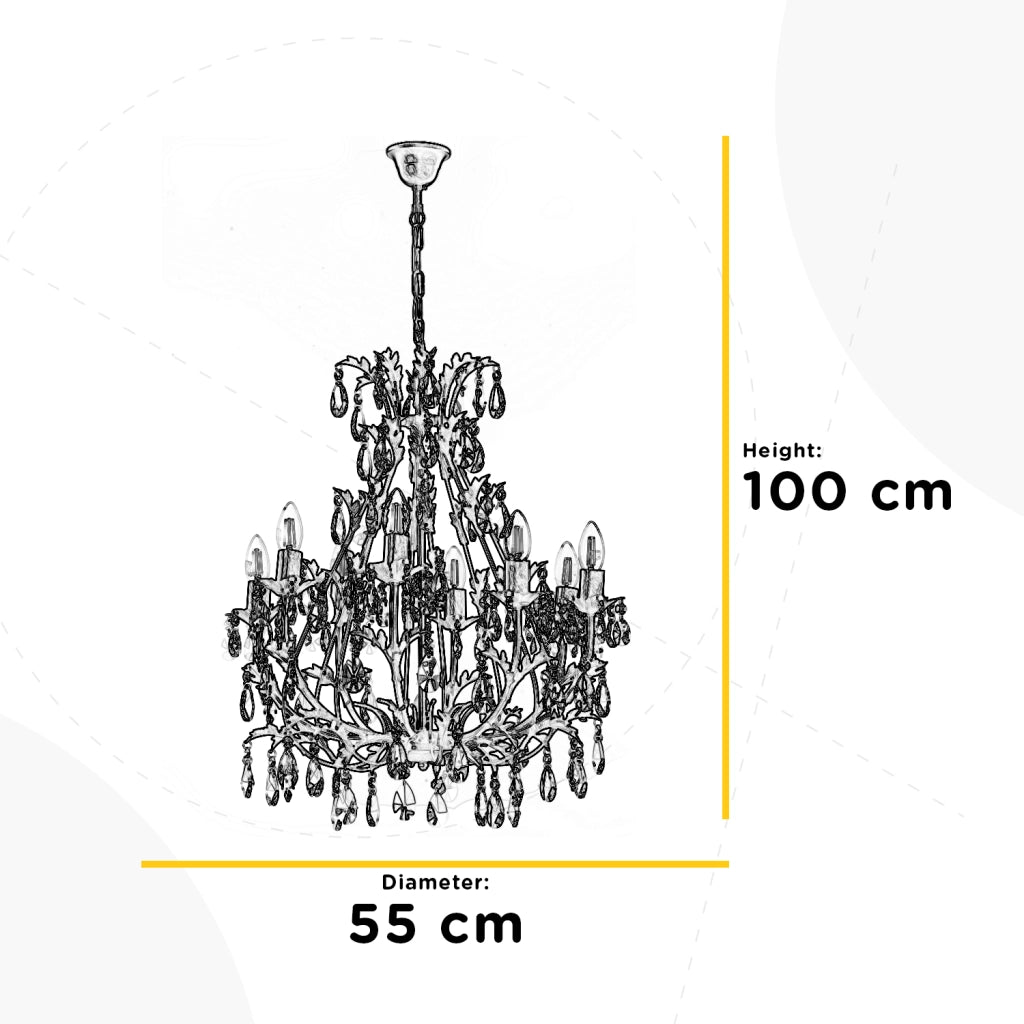 Lampadario Botte 8 luci
