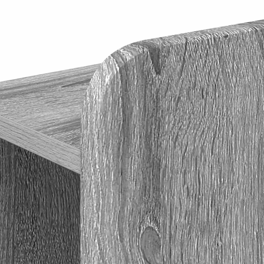 Struttura del letto con stoccaggio e testata Sonoma grigio 3433933