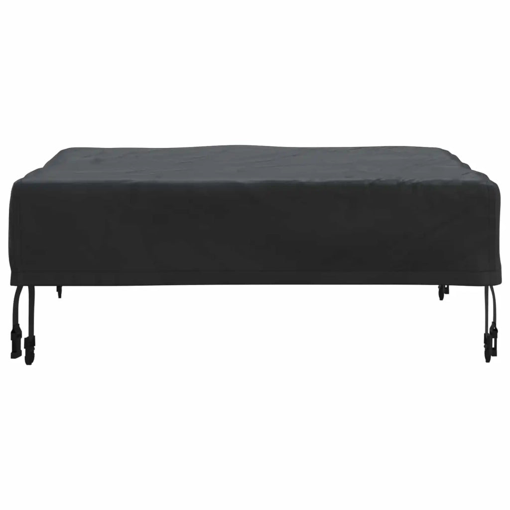 Copertura Tavolo Tinta unita Nero 62 x 62 x 15 cm Tessuto 4106072