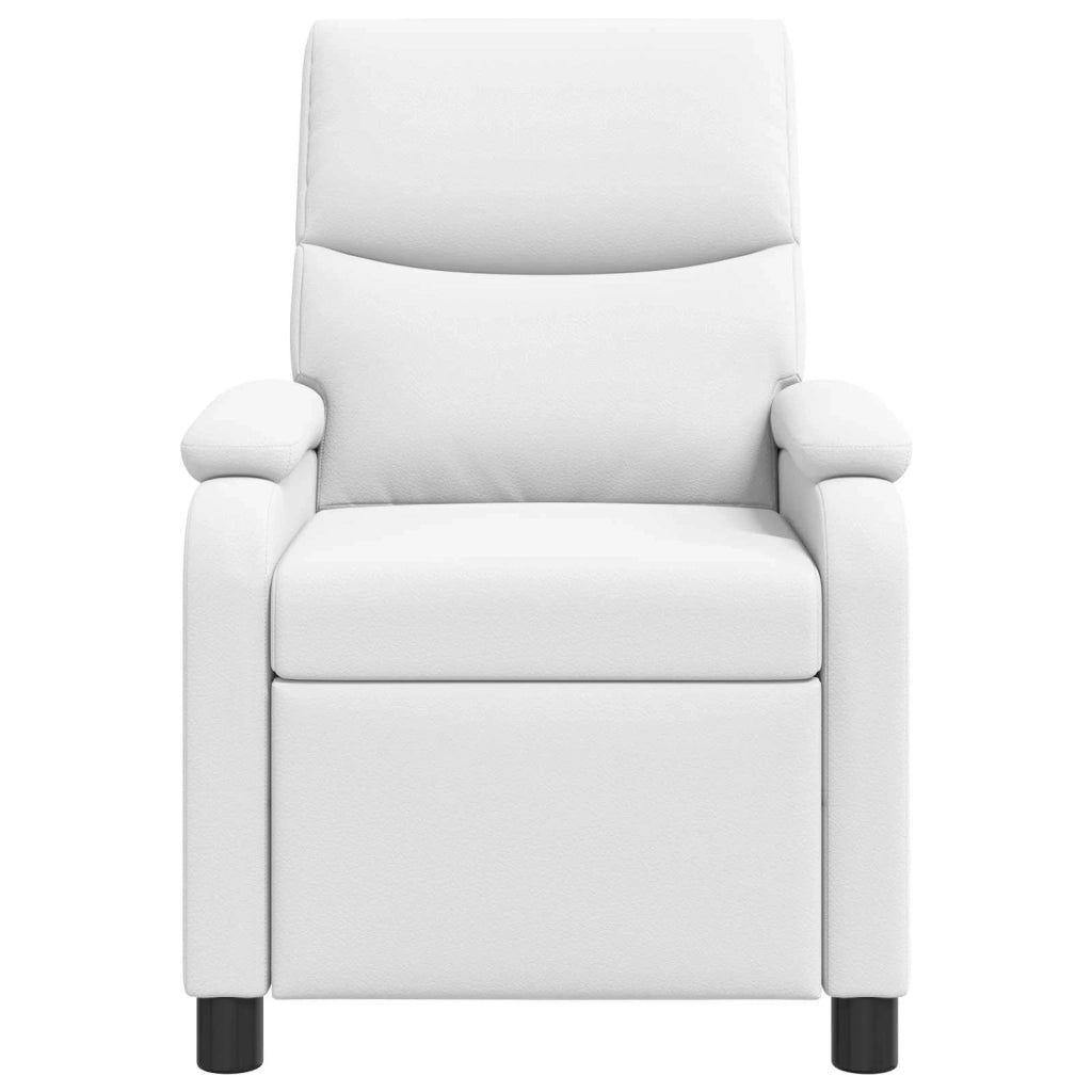Poltrona Massaggiante Bianco Similpelle 42035008