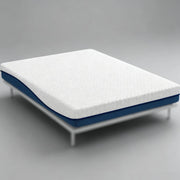 Materasso Memory Foam 140x190 cm con Rivestimento Lavabile e Supporto Medio, Estratto di Tè Verde