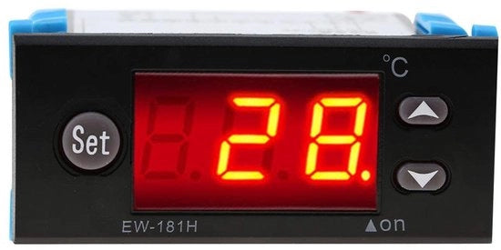Regolatore di temperatura digitale - Regolazione di temperatura - Controllo preciso - Formato compatto - Raffreddamento e riscaldamento - Ideale per uso refrigerante