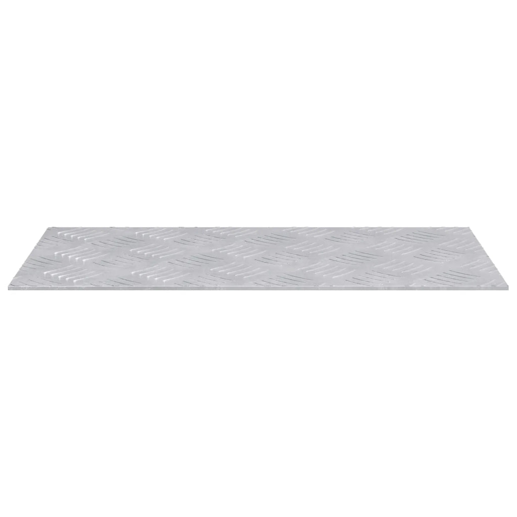 Gradini per Scale 2 pz | Tappetini per scale autoadesivi Argento 50 x 25 cm Alluminio