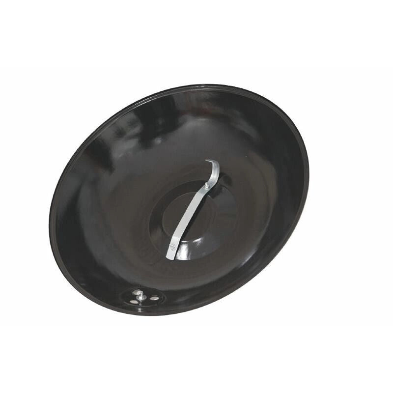 MINI BARBECUE TONDO CON COPERCHIO 35 X H 35 CM NERO