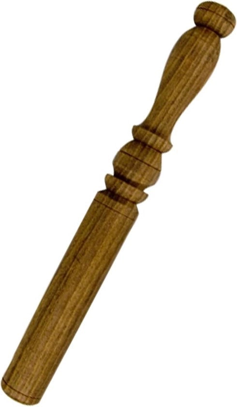 Tavolo di risonanza da 23 cm - Campana di risonanza tibetana in legno naturale - accessori 15824
