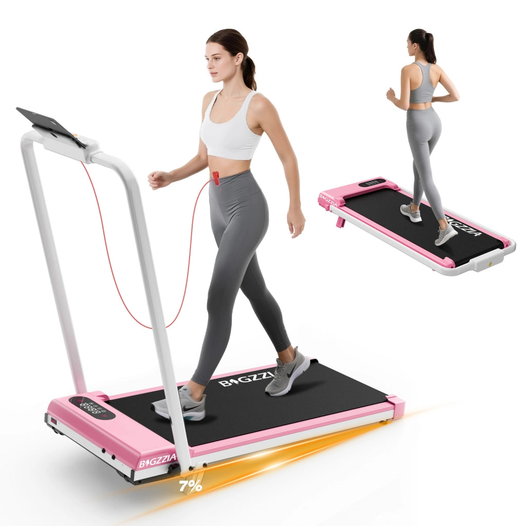 Tapis Roulant Sotto Scrivania Inclinazione 7¡ã,Macchina da Corsa Pieghevole Silenziosa 2,5HP Velocit¨¤ 1¨C8km/h,Tapis de Marche Portatile