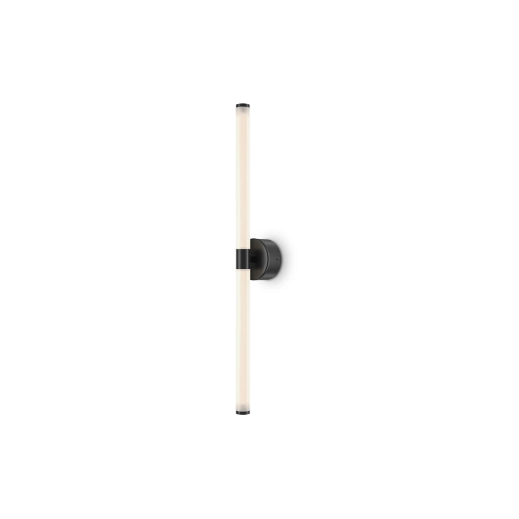 Maytoni applique moderna Axis 1 luce LED integrato nero alluminio