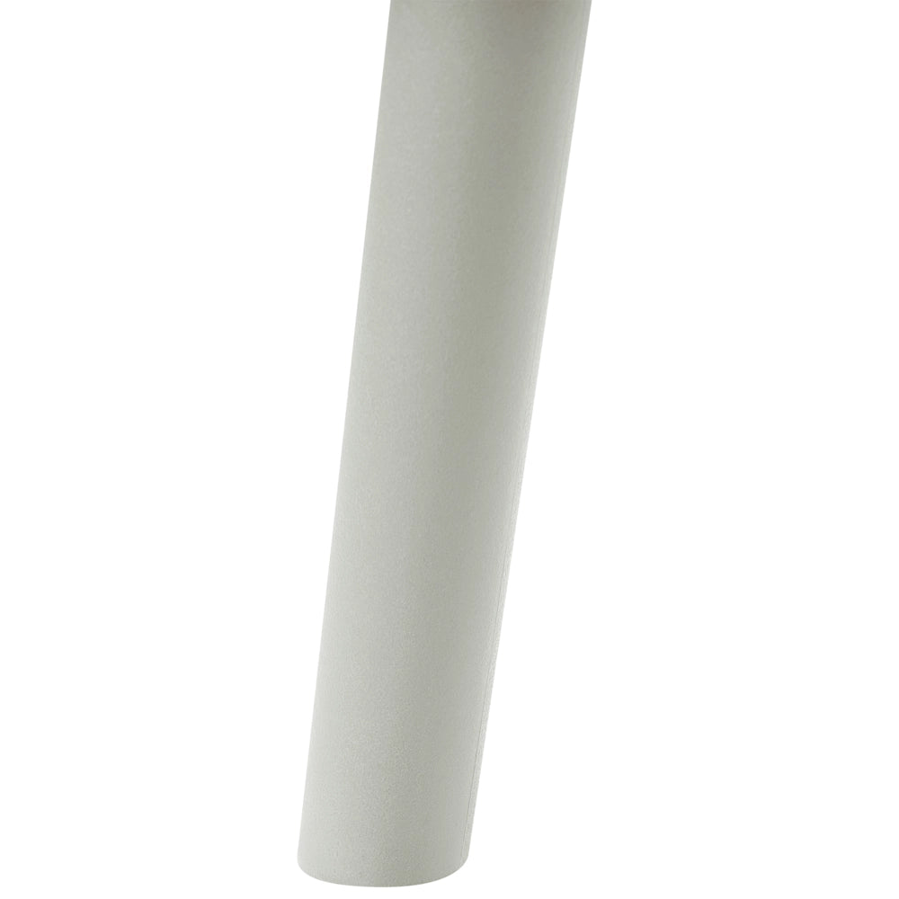Set di 4 sedie da giardino in materiale sintetico verde chiaro impilabili per interni ed esterni stile classico