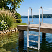 4-step Aluminum Pool Ladder, 167 Cm