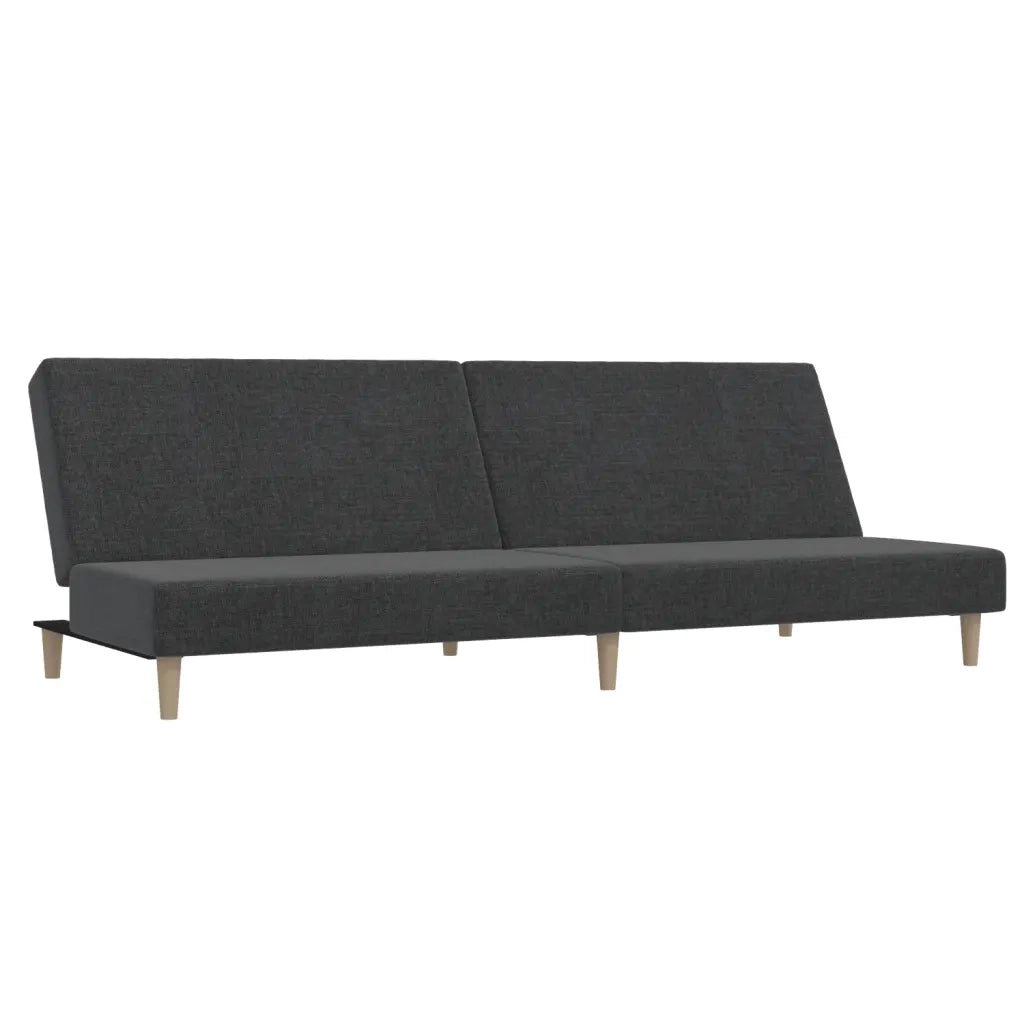 Divano Letto a 2 Posti-Sofa Letto 2 Posti-Daybed Grigio Scuro in Tessuto 827248