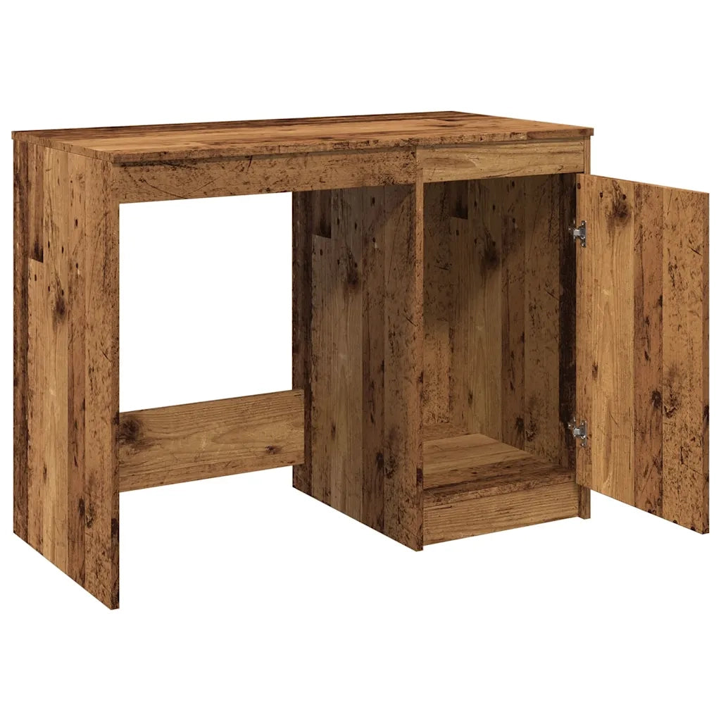 Scrivania Legno Antico 100x50x76 cm in Legno Multistrato 856002