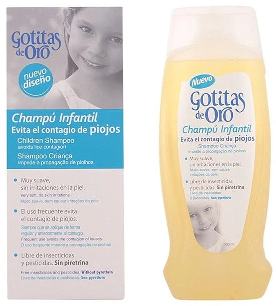 Prevenzione dei pidocchi per bambini - Shampoo 500 ml - Trattamento naturale per la cura dei capelli