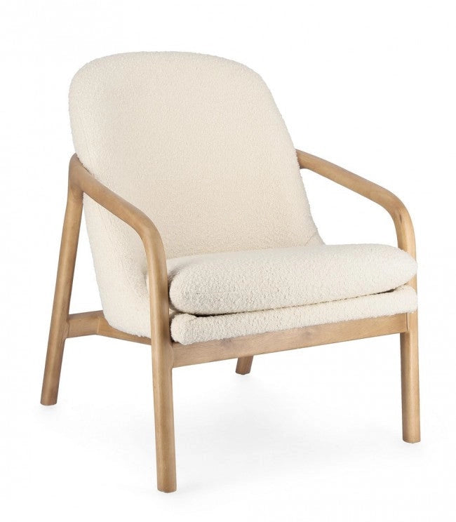 Poltrona 65,5x74,5x82h cm Elaide Pure