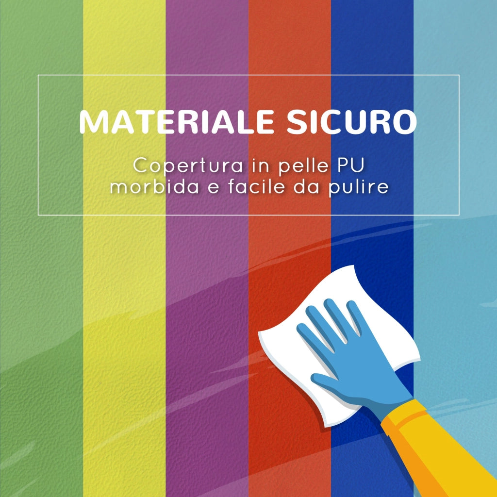 Set 11 Costruzioni Morbide per Bambini 1-3 Anni in PU e EPE Multicolore