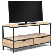 IDMarket - Porta TV 2 cassetti con design industriale DETROIT