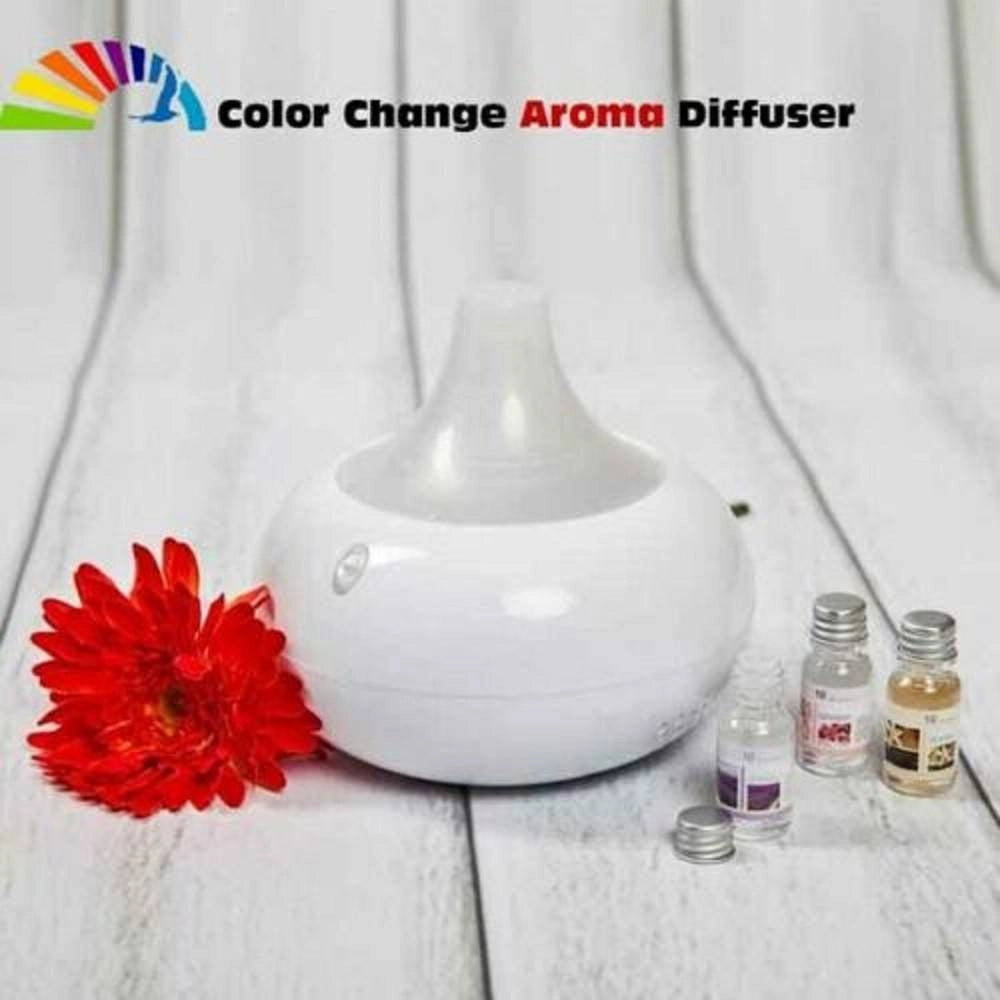 Trade Shop - Profumatore Ambiente Diffusore Umidificatore Led Rgb + 3 Profumatori Gratis -